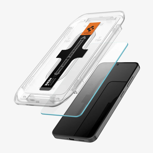 מגן מסך לסדרת Spigen Galaxy S24 GLAS.TR EZ Fit HD